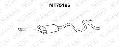 Silenciador posterior Mitsubishi L 300 III Van