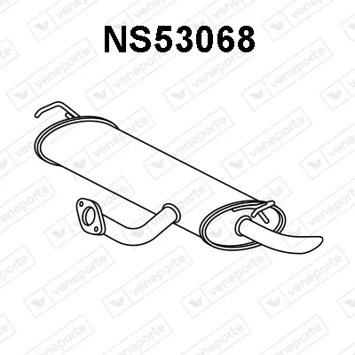 Silenciador posterior Nissan QASHQAI II · Renault KADJAR