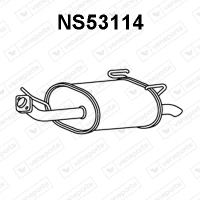 Silenciador posterior Nissan PRIMERA · Nissan PRIMERA Hatchback