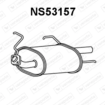 Silenciador posterior Nissan PRIMERA Traveller