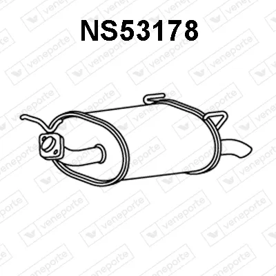 Silenciador posterior Nissan PRIMERA · Nissan PRIMERA Hatchback