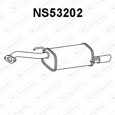 Silenciador posterior Nissan MICRA C+C III