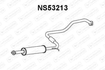 silenciador del medio Nissan PRIMERA · Nissan PRIMERA Hatchback · Nissan PRIMERA Traveller