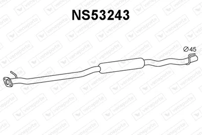 Presilenciador Nissan QASHQAI I