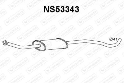 silenciador del medio Nissan MICRA III · Nissan MICRA C+C III