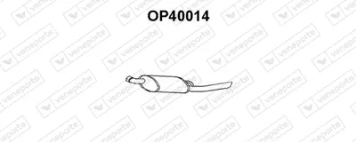 Silenciador posterior Opel CORSA A TR