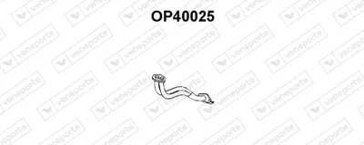 Tubo de escape Opel CORSA A Hatchback