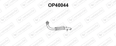 Tubo de escape Opel CORSA A TR · Opel CORSA A Hatchback