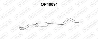 Presilenciador Opel KADETT D