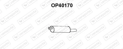 Silenciador posterior Opel KADETT E Hatchback · Opel ASTRA F Hatchback · Vauxhall ASTRA Mk III Hatchback