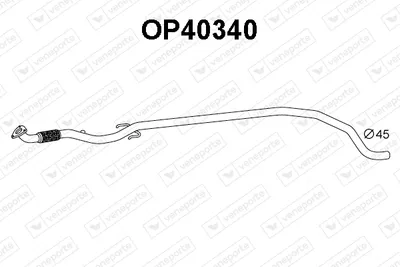 Tubo de escape Opel CORSA E · Opel CORSA E Hatchback Van · Vauxhall CORSA Mk IV