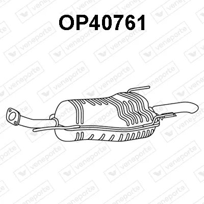 Silenciador posterior Opel ASTRA G Estate · Opel ASTRA G Estate Van · Vauxhall ASTRA Mk IV Estate