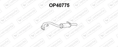 Silenciador posterior Opel FRONTERA B
