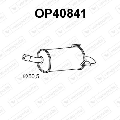 Silenciador posterior Opel ASTRA H · Opel ASTRA H Estate · Opel ASTRA H GTC