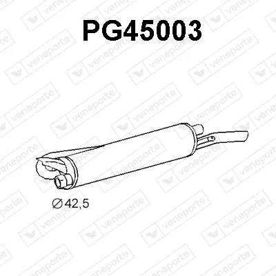 Silenciador posterior Peugeot 305 I · Peugeot 305 II