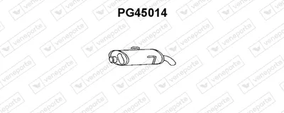 Silenciador posterior Peugeot 106 I