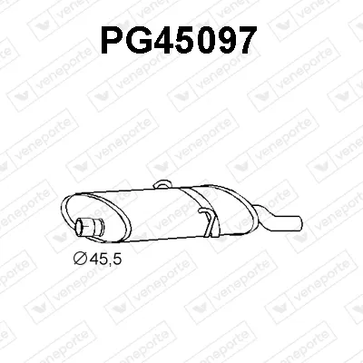 Silenciador posterior Peugeot 205 I · Peugeot 205 I Convertible · Peugeot 205 II