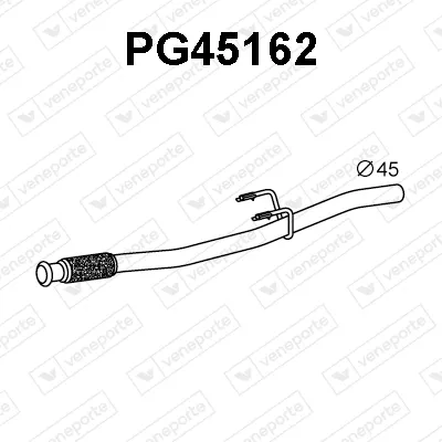 Tubo de escape Peugeot 206 Hatchback · Peugeot 206 SW