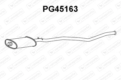 silenciador del medio Peugeot 405 I Break · Peugeot 405 II Break · Peugeot 405 I