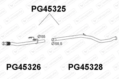 Tubo de escape Peugeot 206 Hatchback