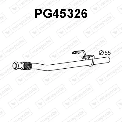 Tubo de escape Peugeot 206 Hatchback · Peugeot 206 CC · Peugeot 206 SW