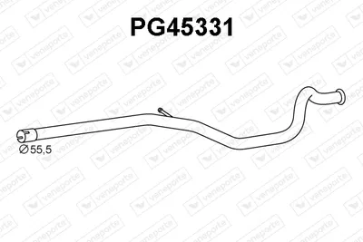 Tubo de escape Peugeot 206 SW