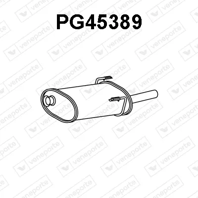 Silenciador posterior Peugeot 406 Break