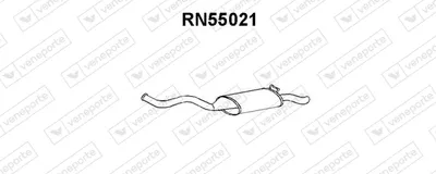 Silenciador posterior Renault 19 I Chamade · Renault 19 II Chamade