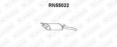 Silenciador posterior Renault RAPID Box Body/MPV