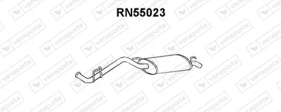 Silenciador posterior Renault CLIO I