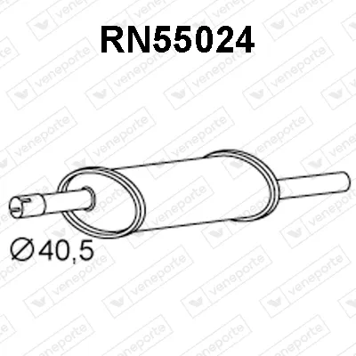 Silenciador posterior Renault 12 · Renault 18 · Renault 18 Variable