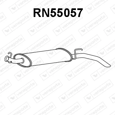 Silenciador posterior Renault RAPID Box Body/MPV