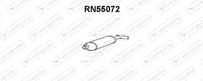 Silenciador posterior Renault 4 · Renault 4 Box Body/MPV