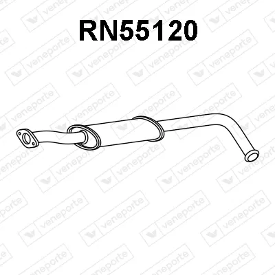 silenciador del medio Renault CLIO I · Renault CLIO I Hatchback Van