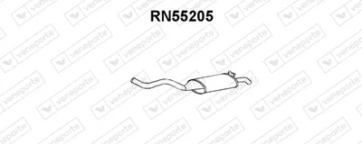 Silenciador posterior Renault 19 II Cabriolet · Renault 19 I · Renault 19 II