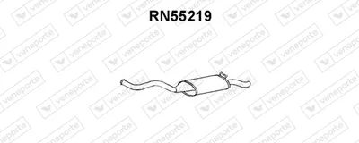 Silenciador posterior Renault 19 I Chamade · Renault 19 II Chamade