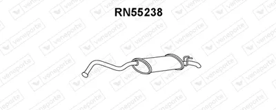 Silenciador posterior Renault 21 Saloon · Renault 21