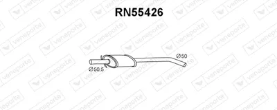 Presilenciador Renault MEGANE I · Renault MEGANE I Classic · Renault MEGANE Scénic