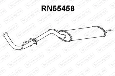 Silenciador posterior Renault CLIO I