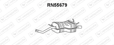 Silenciador posterior Renault MEGANE I Coach · Renault MEGANE I Cabriolet