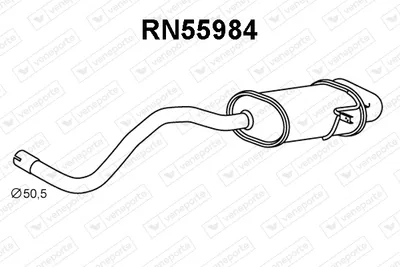 Silenciador posterior Renault MEGANE III Hatchback · Renault MEGANE III Coupe · Renault MEGANE III Grandtour