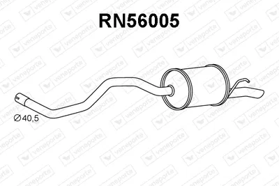 Silenciador posterior Renault CLIO IV · Renault CLIO IV Grandtour · Renault CAPTUR I