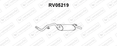 Silenciador posterior Rover 100 / METRO Hatchback