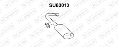 Silenciador posterior Subaru JUSTY II