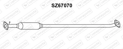 Presilenciador Subaru JUSTY II · Suzuki SWIFT II Hatchback