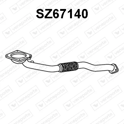 Tubo de escape Suzuki SWIFT III