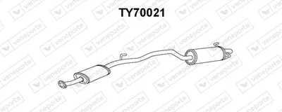 Silenciador posterior VENEPORTE TY70021
