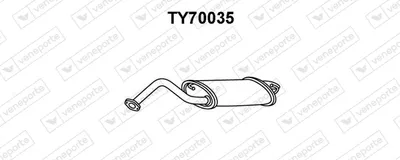 Silenciador posterior Toyota COROLLA