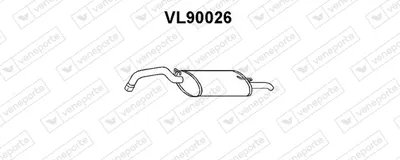 Silenciador posterior Volvo 460 · Volvo 440