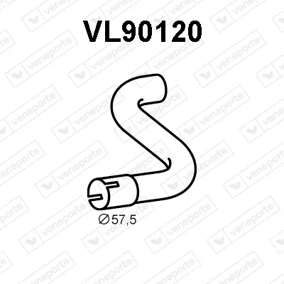 Tubo de escape Volvo 940 · Volvo 940 II · Volvo 940 II Estate